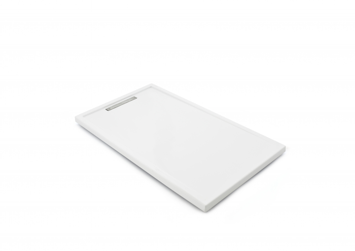 Cădiță de duș din acril sanitar mărime 80x140 cm culoare albă formă dreptunghiulară model Iris White [2]