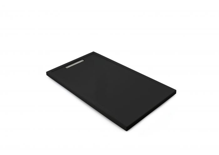 Cădiță duș din acril sanitar mărime 80x140 cm culoare neagră formă dreptunghiulară model Iris Black [2]