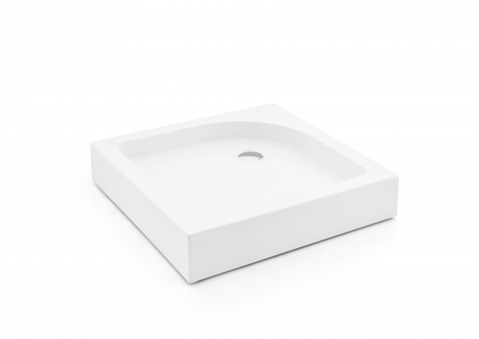 Cădiță duș din acril sanitar mărime 80x80 cm culoare albă formă pătrată model Sephora White [2]