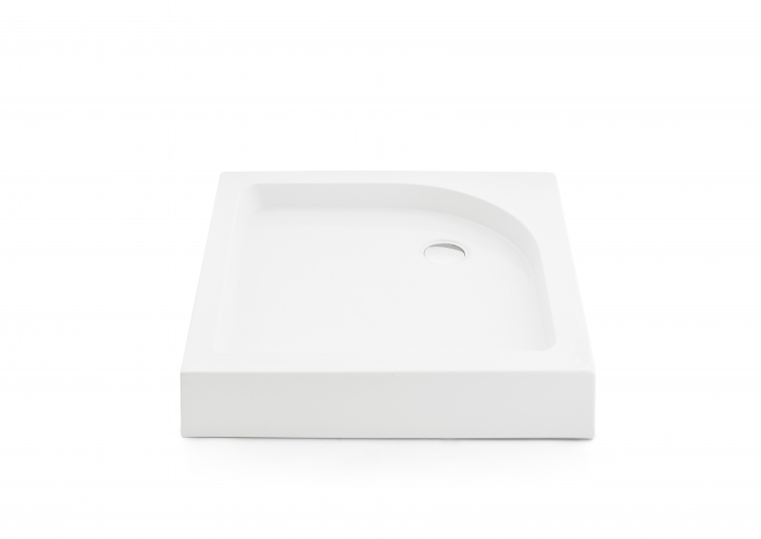 Cădiță duș din acril sanitar mărime 80x80 cm culoare albă formă pătrată model Sephora White [4]