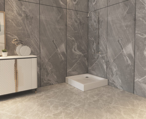 Cădiță duș din acril sanitar mărime 80x80 cm culoare albă formă pătrată model Sephora White [3]