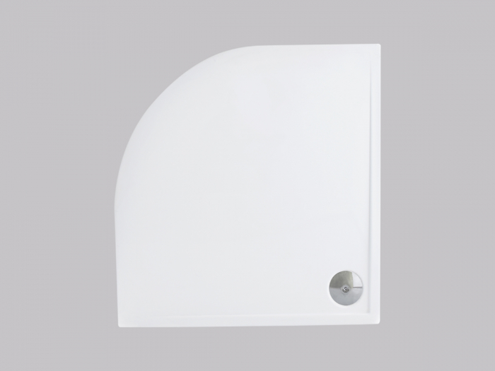 Cădiță de duș din acril sanitar mărime 90x90 cm culoare albă formă pătrată model Semi White [7]