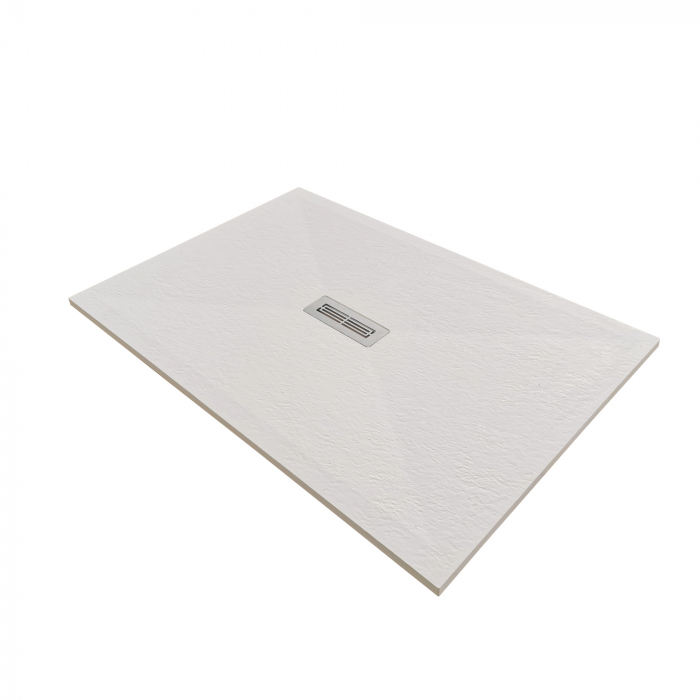 Cădiță duș 90x100 cm formă dreptunghiulară culoare crem din compozit Electra [3]