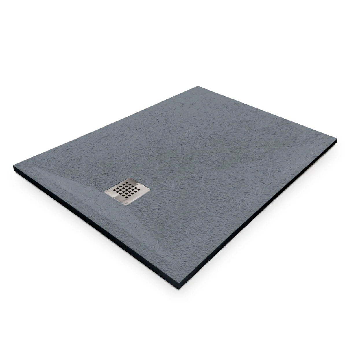 Cădiță duș 70x90 cm formă dreptunghiulară culoare gri din compozit Eliza Grey [3]