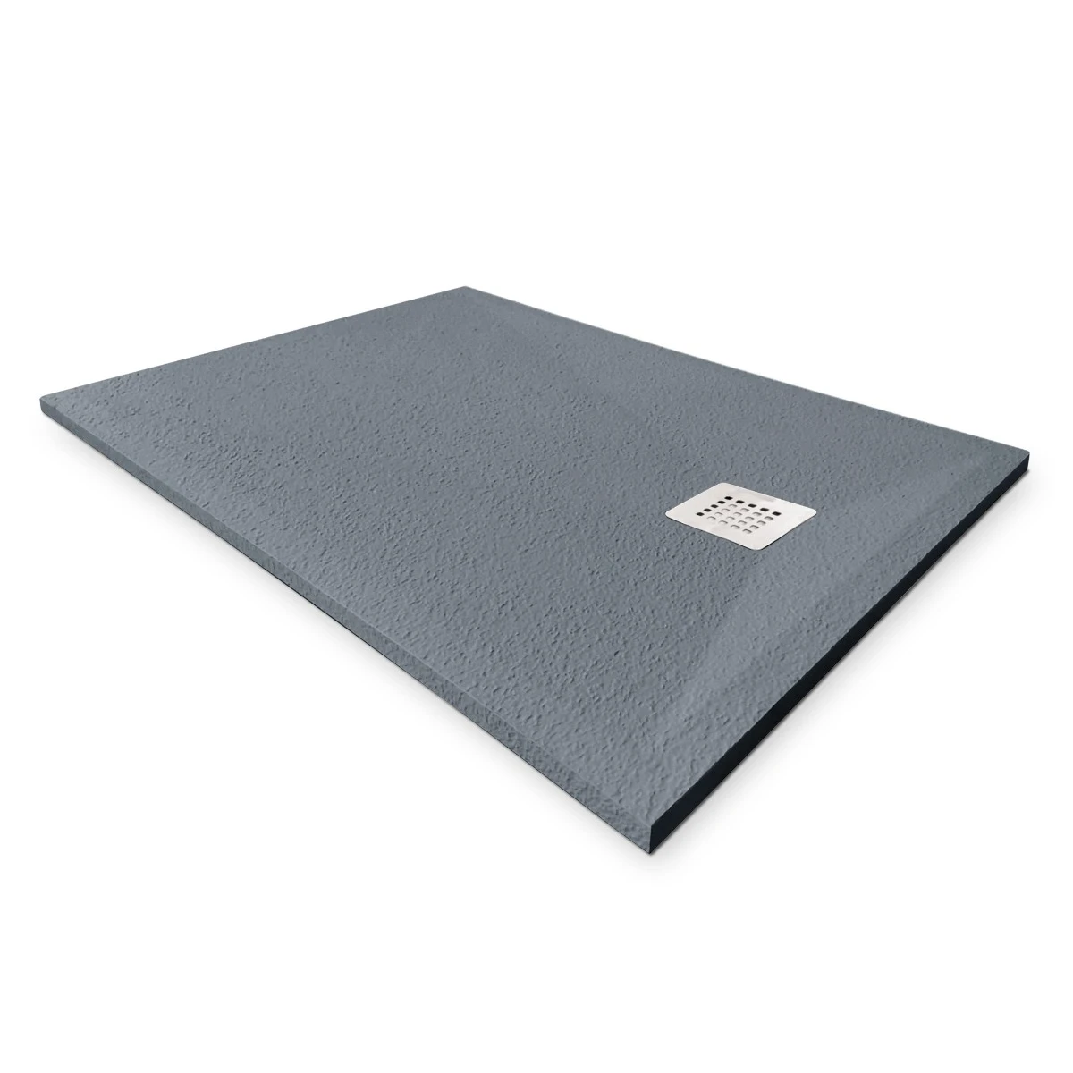 Cădiță duș 70x90 cm formă dreptunghiulară culoare gri din compozit Eliza Grey [2]