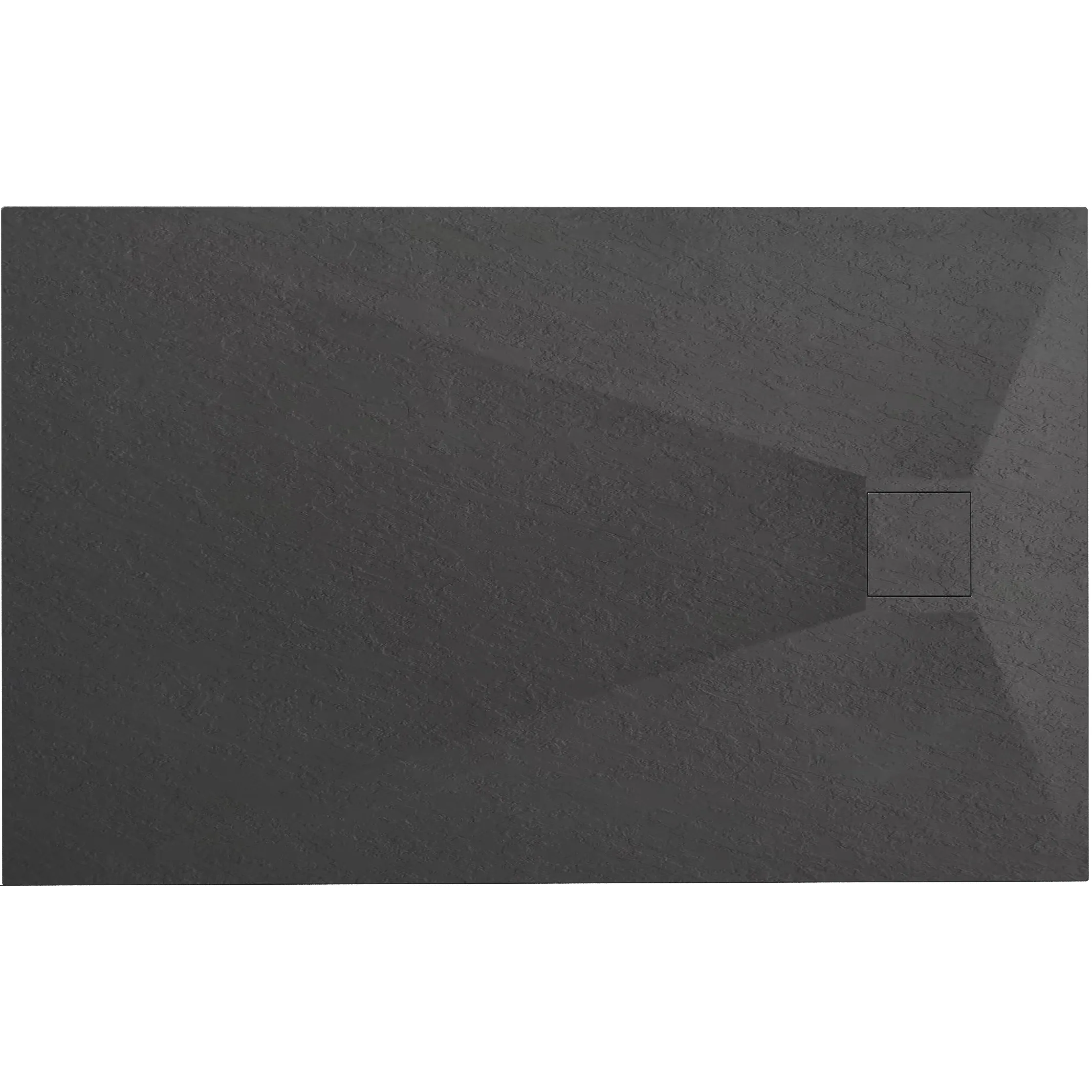 Cădiță duș din compozit/ABS mărime 100x80 cm formă dreptunghiulară culoare neagră model Magnum Black [1]