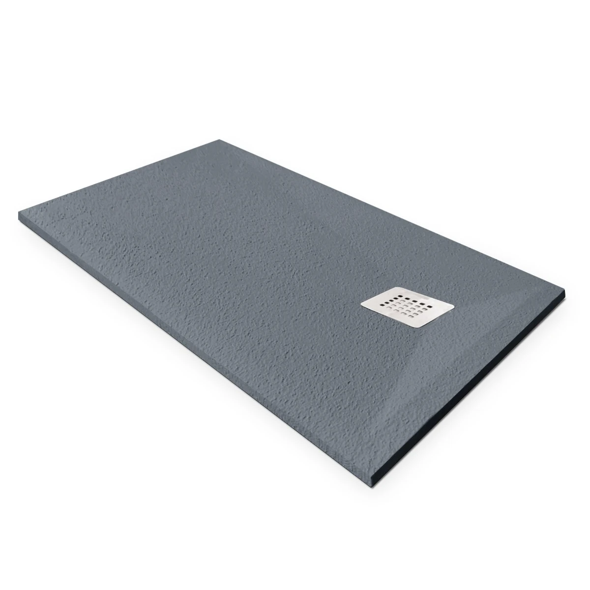 Cădiță duș 80x120 cm formă dreptunghiulară culoare gri din compozit Eliza Grey [2]