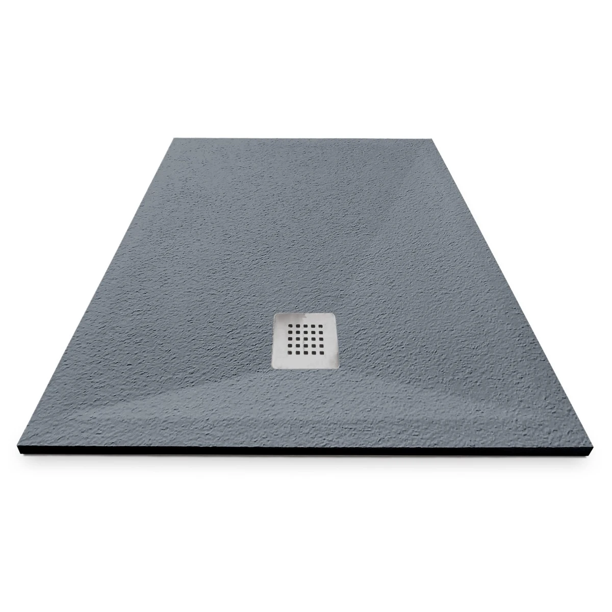 Cădiță duș 80x140 cm formă dreptunghiulară culoare gri din compozit Eliza Grey [4]
