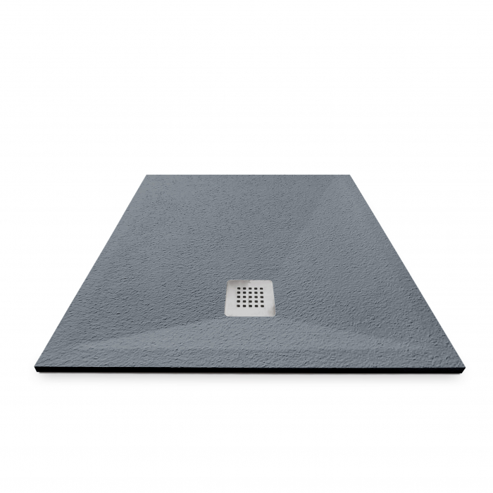 Cădiță duș 80x80 cm formă pătrată culoare gri din compozit Eliza Grey [4]