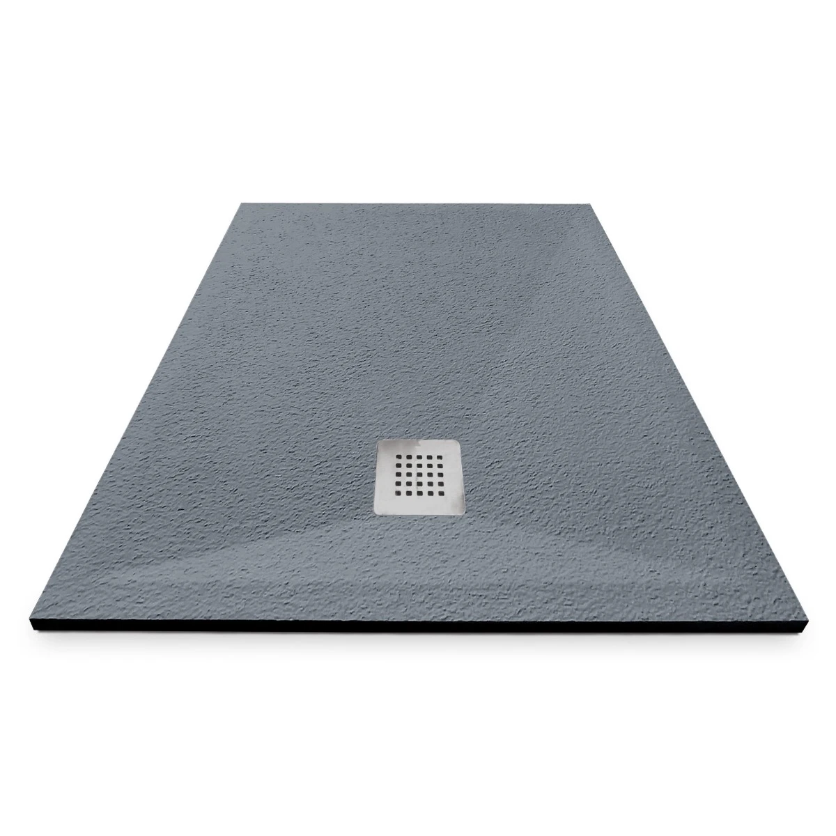 Cădiță duș 90x140 cm formă dreptunghiulară culoare gri din compozit Eliza Grey [4]