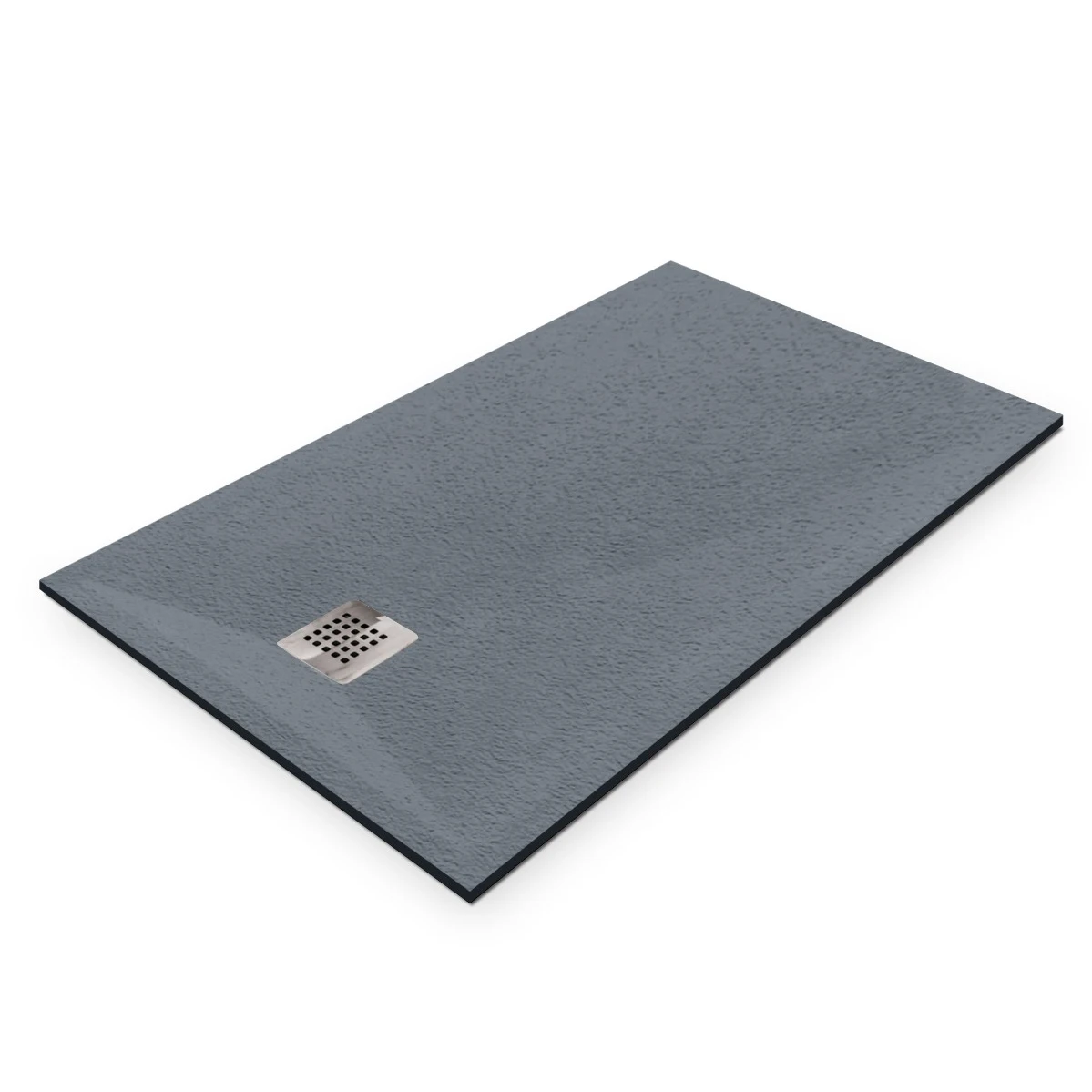 Cădiță duș 90x140 cm formă dreptunghiulară culoare gri din compozit Eliza Grey [3]