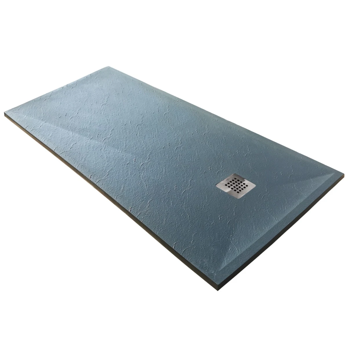 Cădiță duș 90x180 cm formă dreptunghiulară culoare gri din compozit Zara Grey [2]