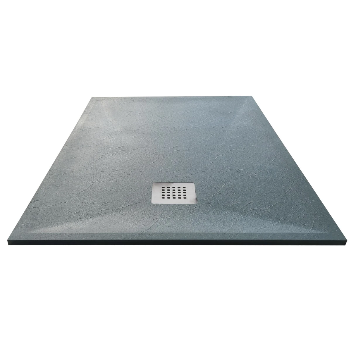 Cădiță duș 90x180 cm formă dreptunghiulară culoare gri din compozit Zara Grey [4]