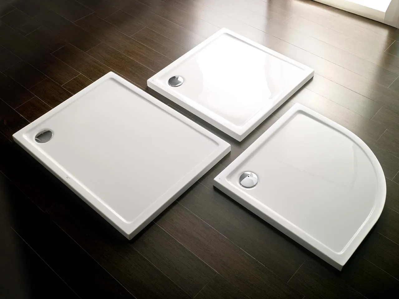 Cădiță duș mărime 90x90 cm culoare alb lucios formă pătrată din acril sanitar model Savoy White [4]