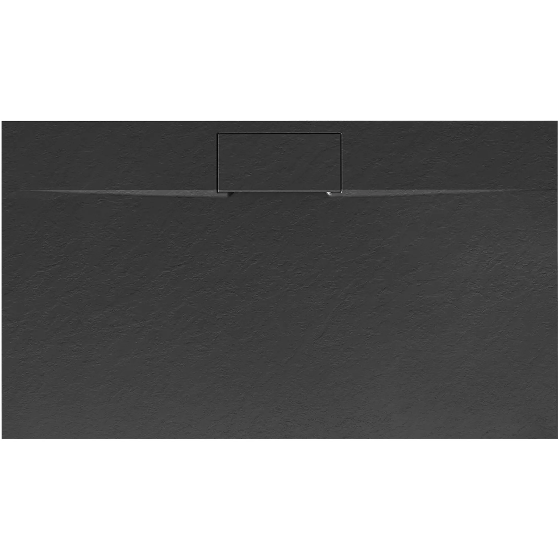 Cădiță duș din compozit/ABS mărime 80x120 cm formă dreptunghiulară culoare neagră model Bazalt Long Black [1]