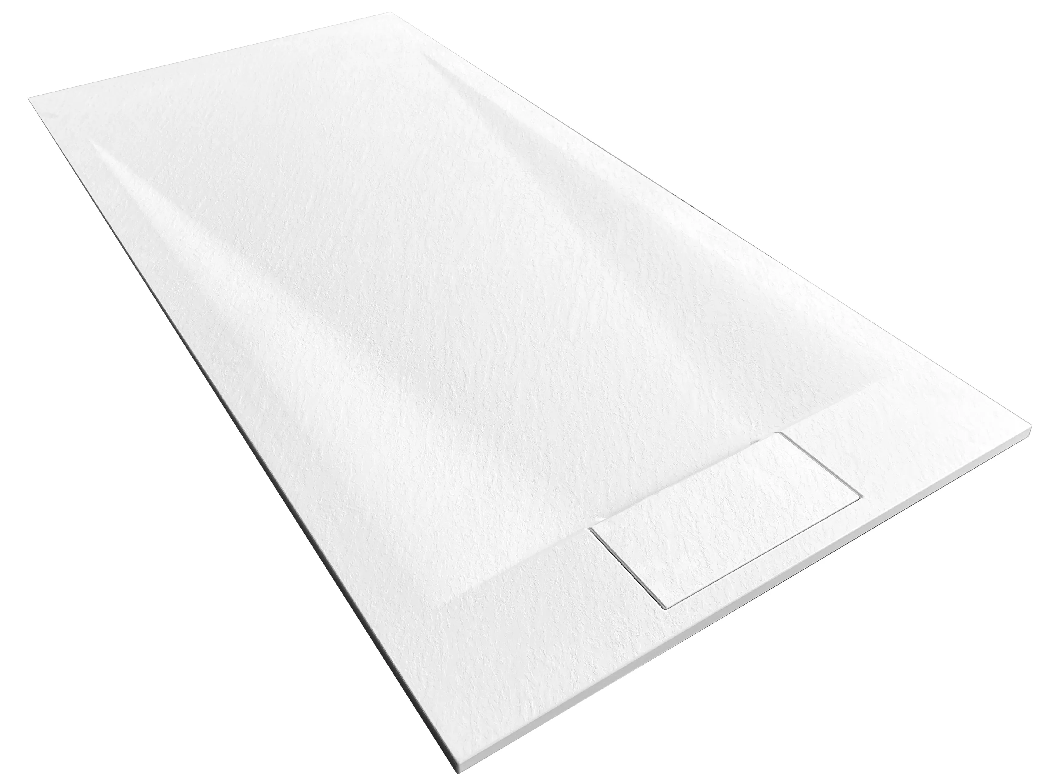 Cădiță duș din compozit/ABS mărime 80x120 cm formă dreptunghiulară culoare albă model Bazalt White [5]
