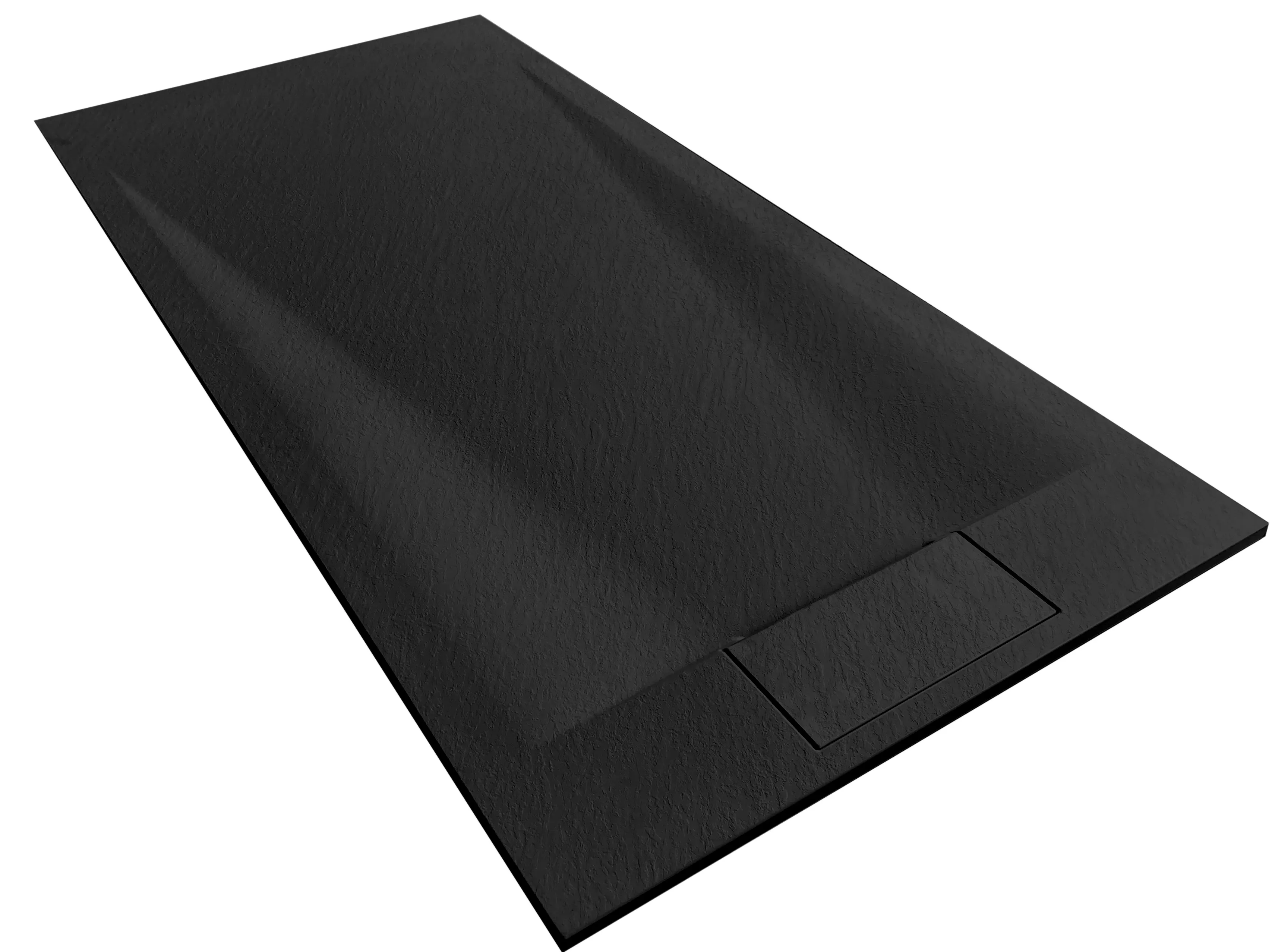 Cădiță duș din compozit/ABS mărime 80x100 cm formă dreptunghiulară culoare neagră model Bazalt Black [6]