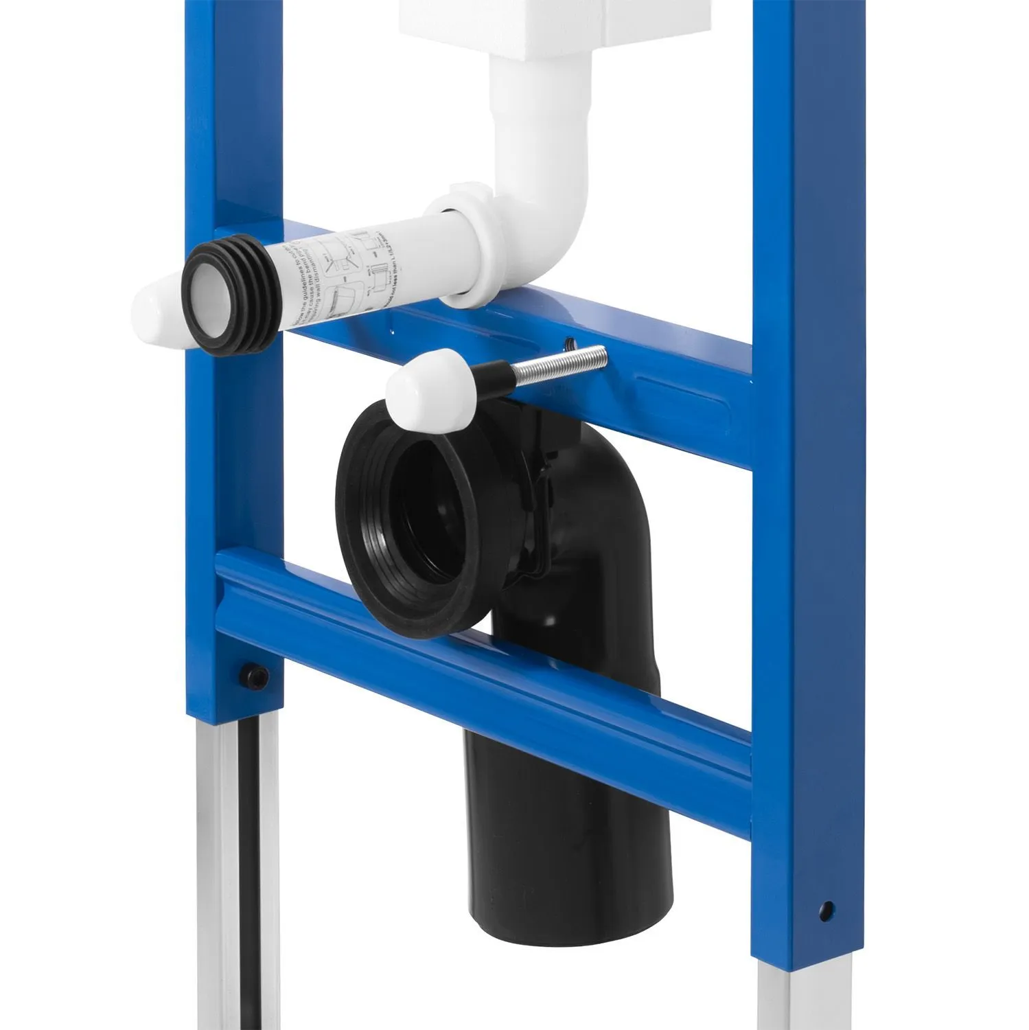 Cadru cu rezervor încastrat pentru wc + clapetă de acționare inclusă culoare negru mat model pătrat K011A-Q Black Matt [7]