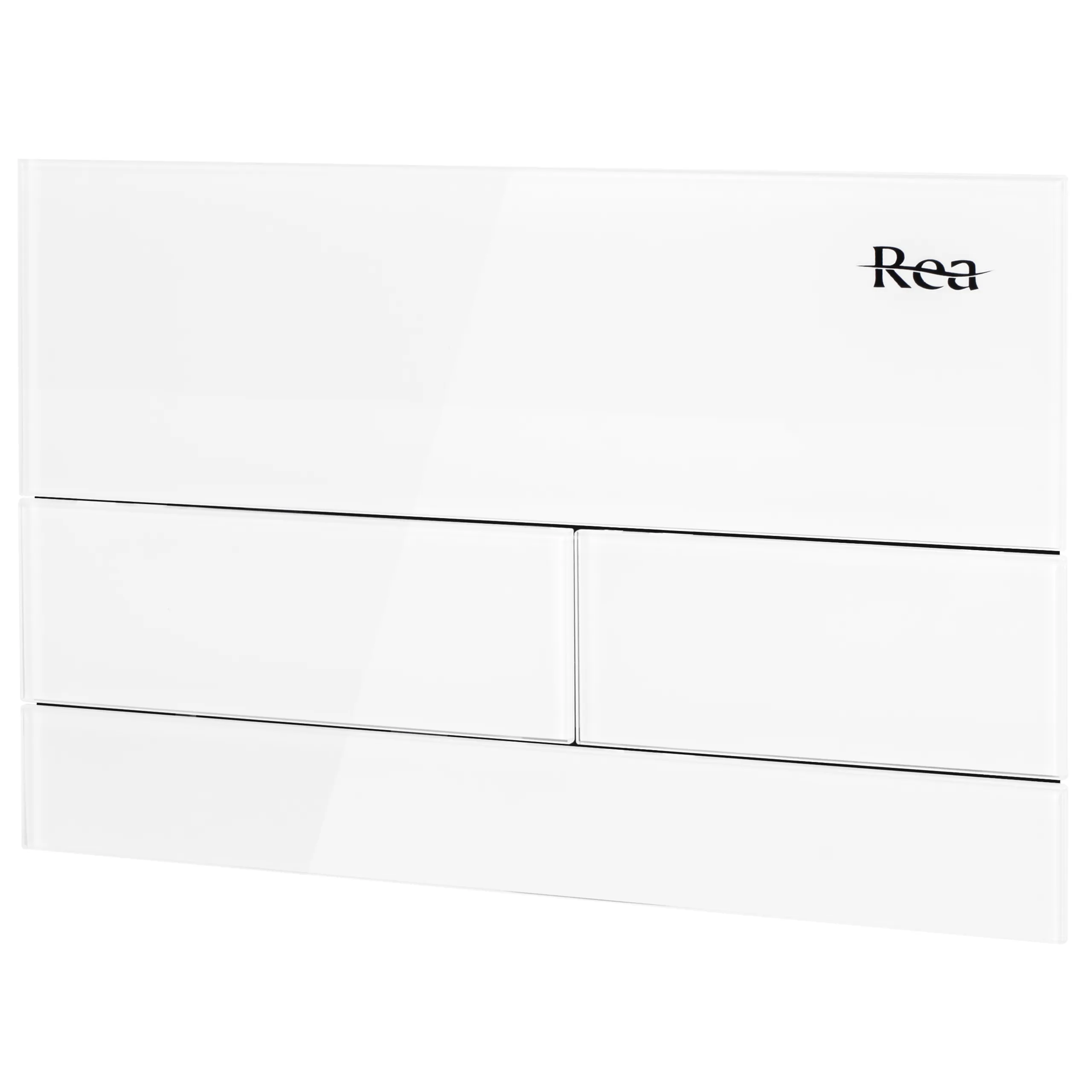 Cadru cu rezervor încastrat pentru wc + clapetă de acționare inclusă culoare alb model pătrat K011A-Q White Glass [4]