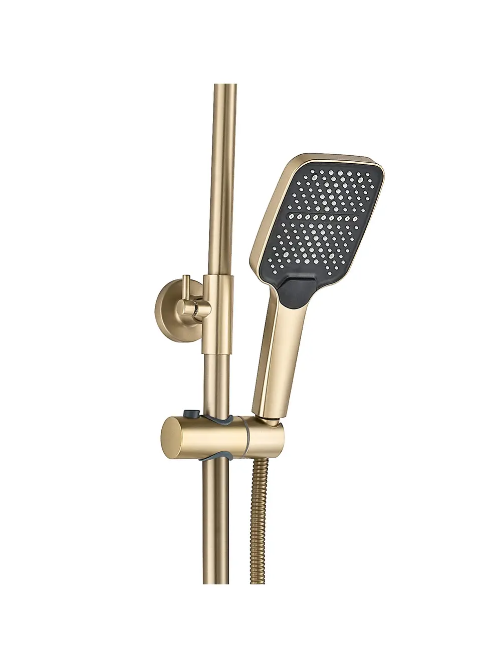 Coloana de duș cu finisaj auriu periat înălțime 123 cm model Joe Brush Gold [4]