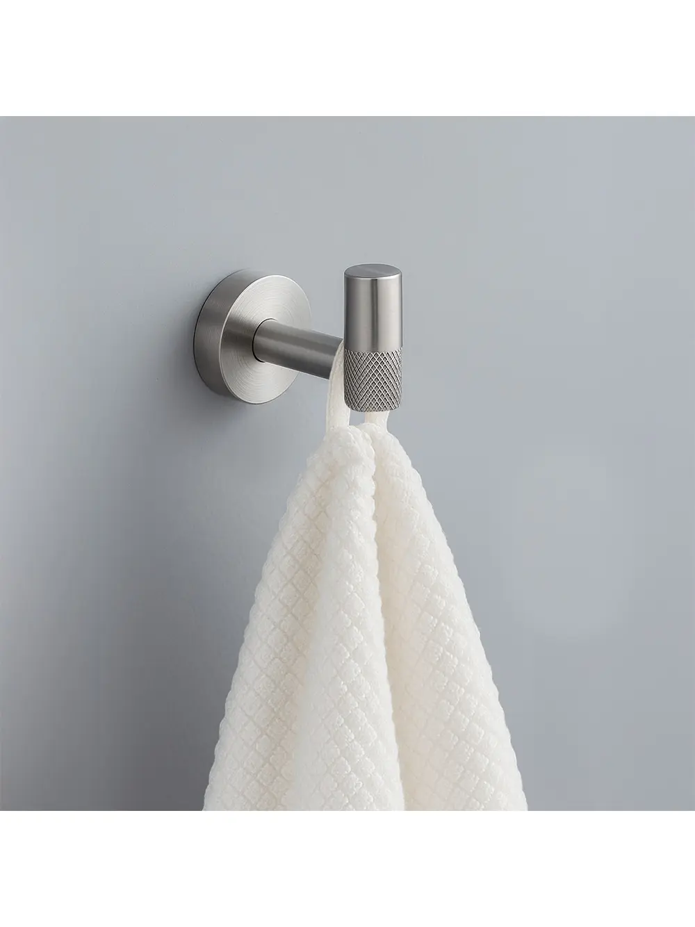 Cuier baie finisaj crom periat model Brush Nickel 6606 seria Modern [2]