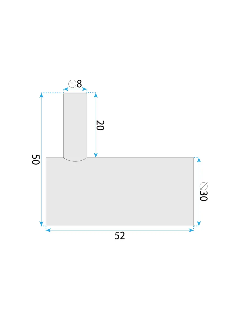 Cuier baie finisaj cupru periat model Brush Copper 9706 seria Prism [6]