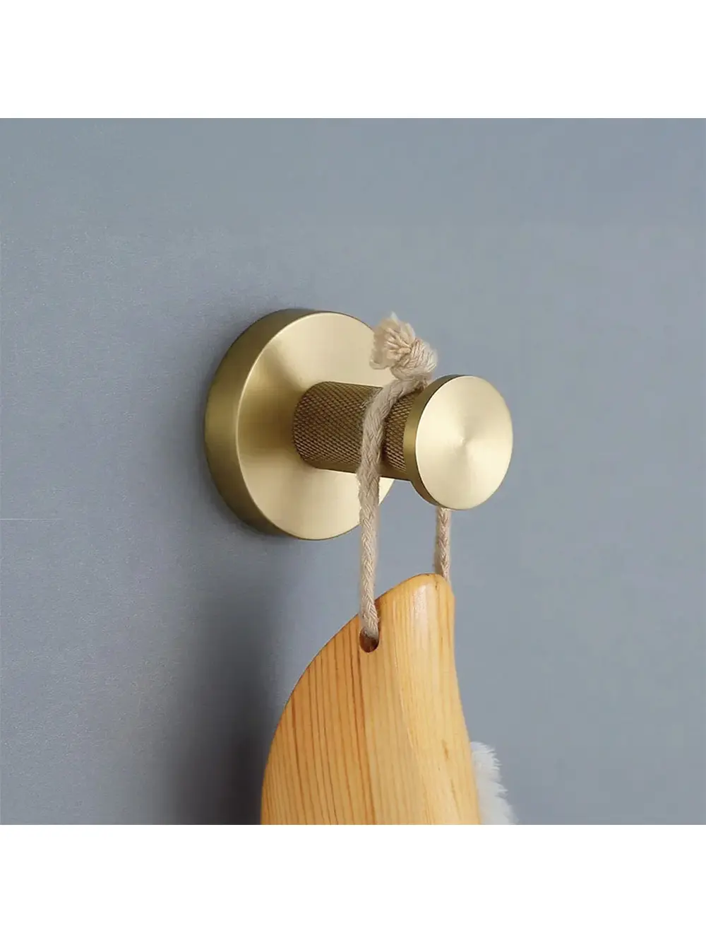 Cuier baie finisaj auriu periat model Brush Gold 6606A seria Modern [2]