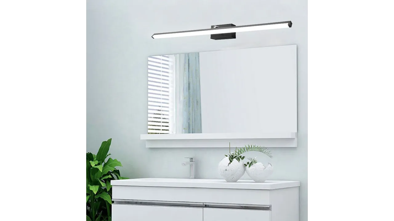 Aplică de baie LED pentru oglindă culoare neagră lungime 95 cm model APP375 [5]