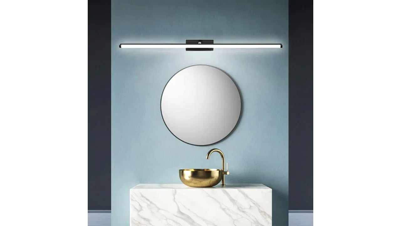 Aplică de baie LED pentru oglindă culoare neagră lungime 95 cm model APP375 [3]