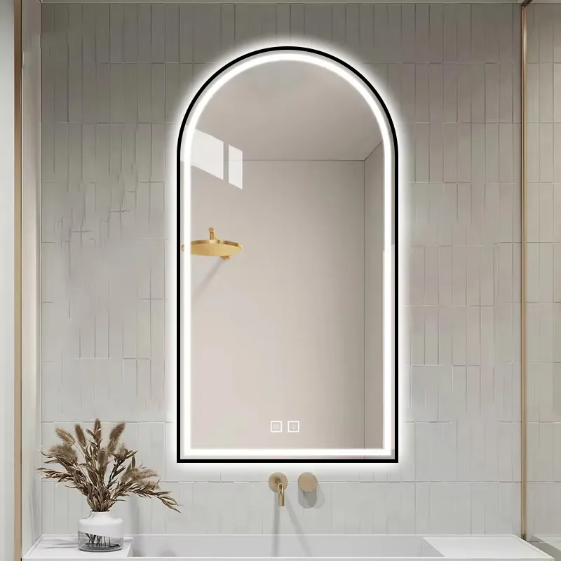 Oglindă cu LED și funcție de dezaburire finisaj negru mărime 60x100 cm model Dash Black [2]