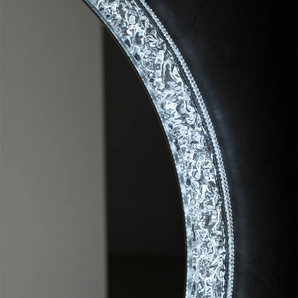 Oglindă LED mărime 60 cm formă rotundă model BL806 Contemporan Cristal [2]