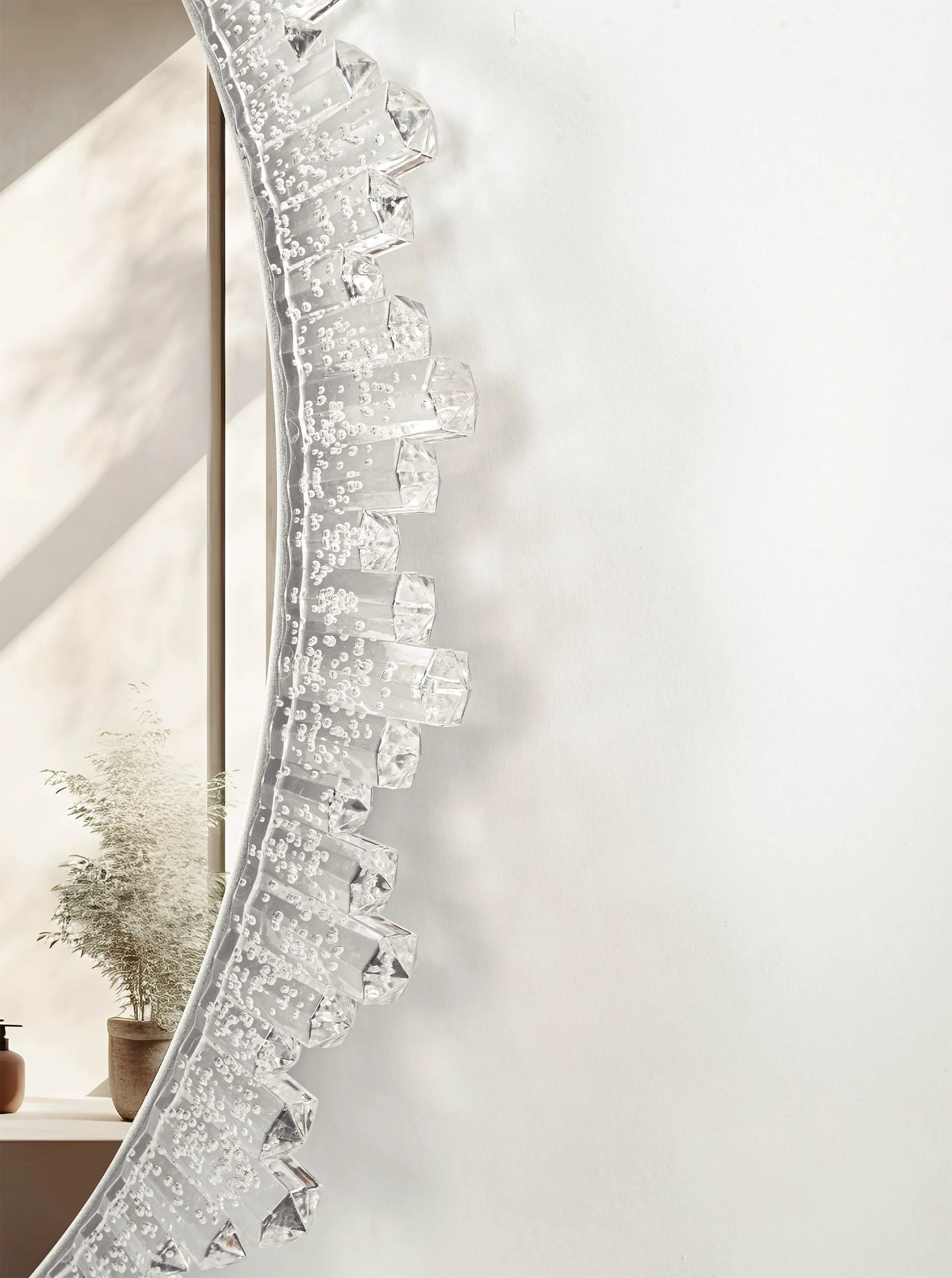 Oglindă LED și funcție de dezaburire mărime 80 cm formă rotundă model Cristal X013 [4]