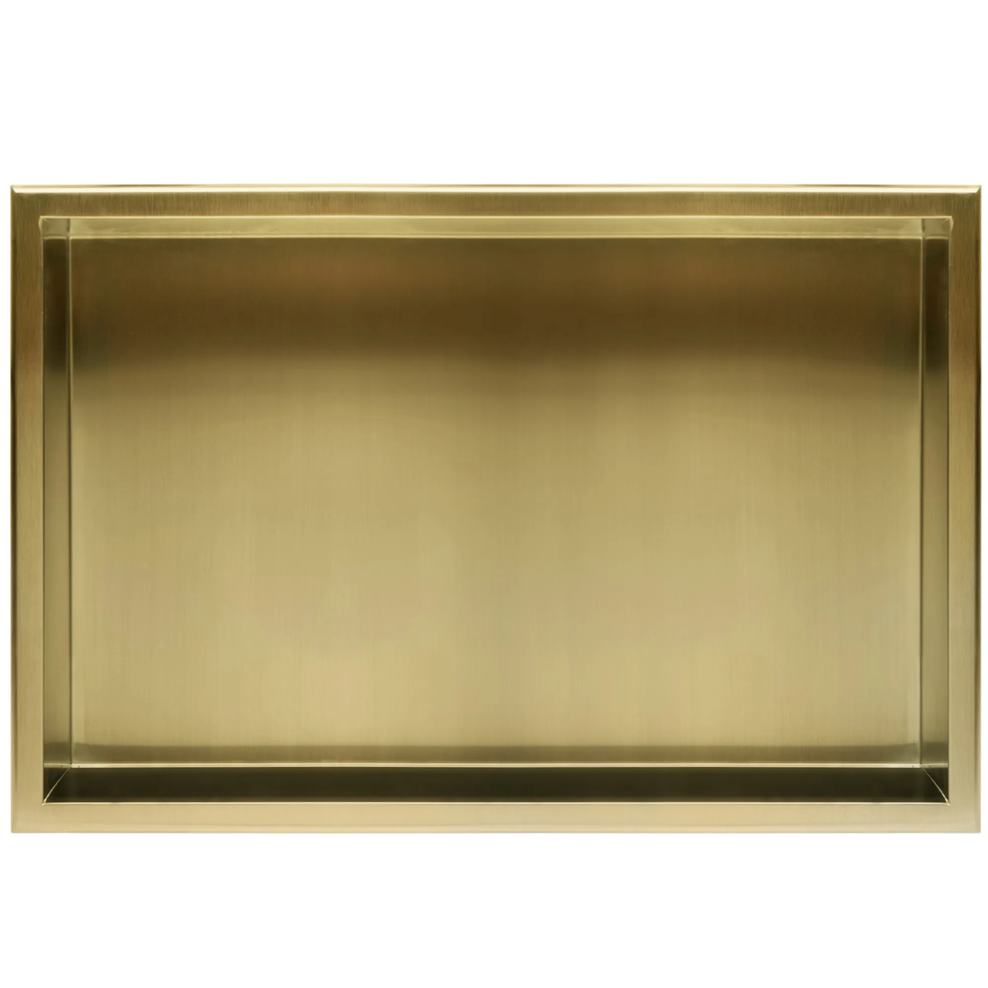 Raft baie încastrat în perete mărime 30x60 cm culoare auriu periat model dreptunghiular Gold Brushed [4]