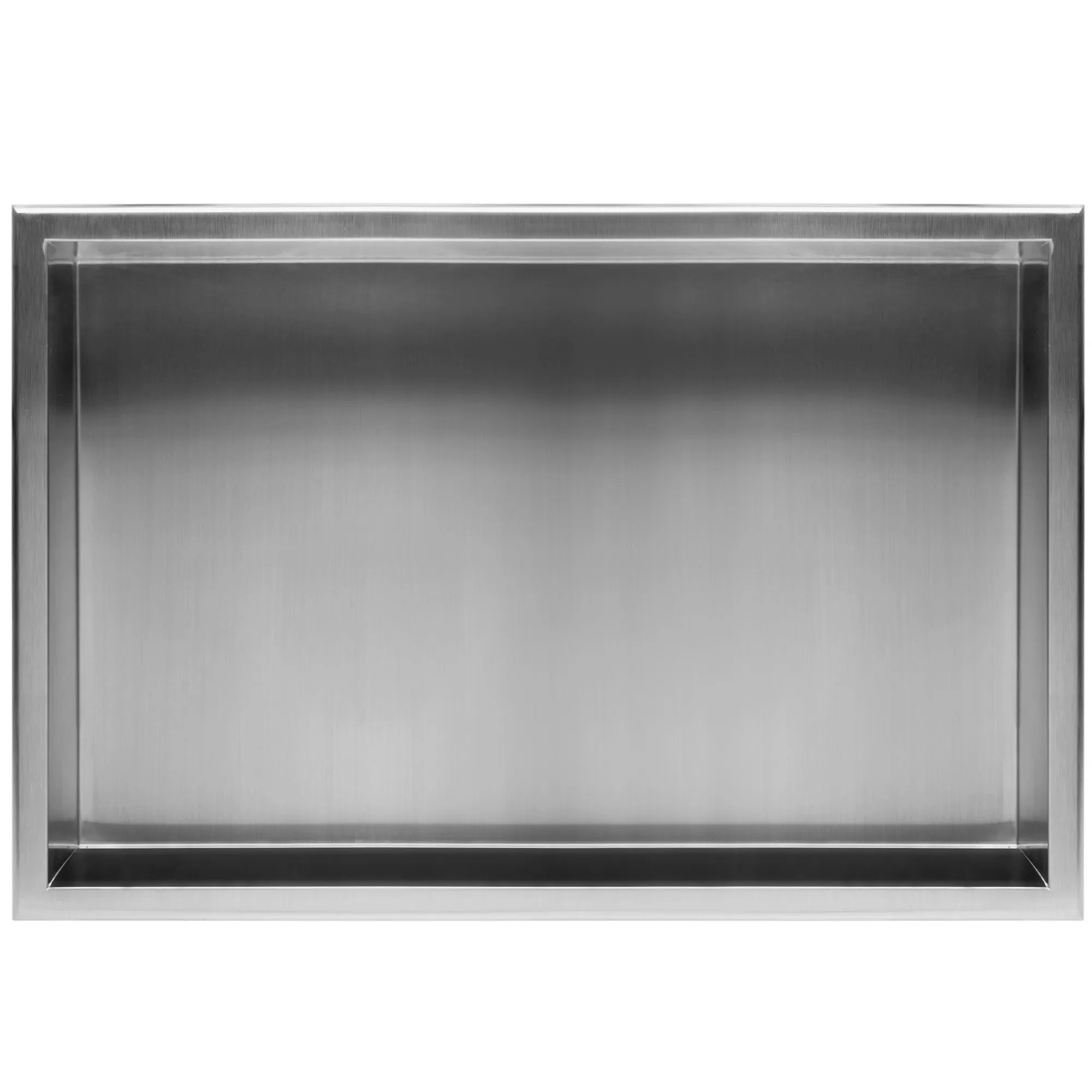 Raft baie încastrat în perete mărime 30x60 cm culoare crom periat model dreptunghiular Chrom Brushed [5]