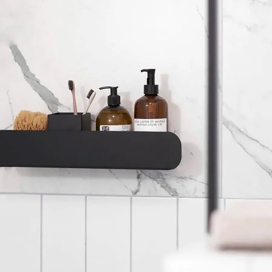 Raft pentru baie lungime 45 cm culoare negru mat model SF03 Black Matt [3]