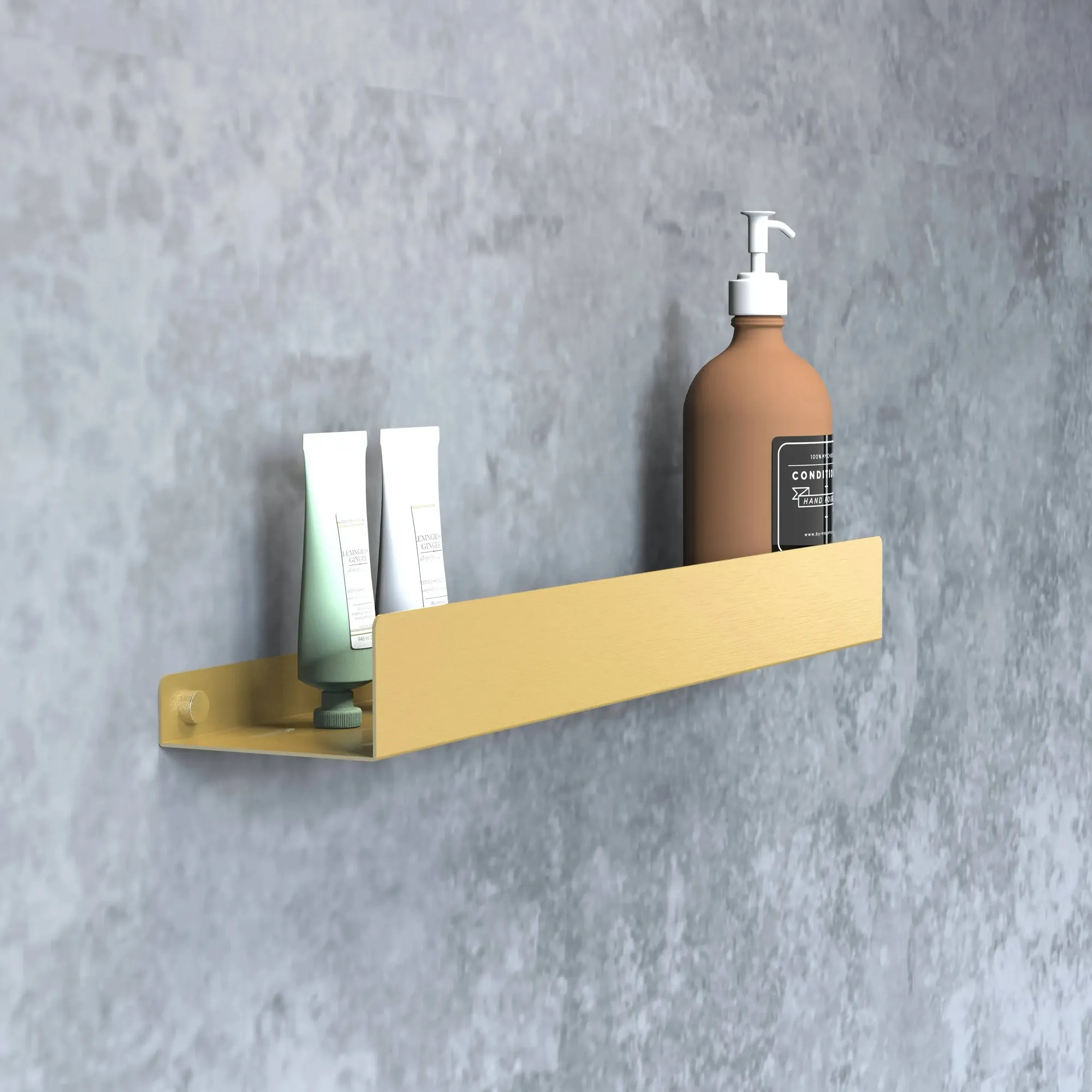 Raft pentru baie lungime 60 cm culoare auriu periat model SF04 Gold Brushed [3]