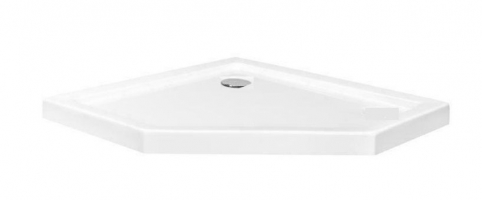Cădiță de duș mărime 80x80 cm culoare albă formă pătrată din acril sanitar Diamond White [2]