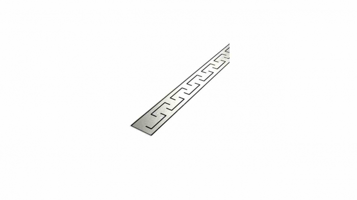 Rigolă scurgere duș lungime 80 cm culoare crom model Greek Chrome [3]
