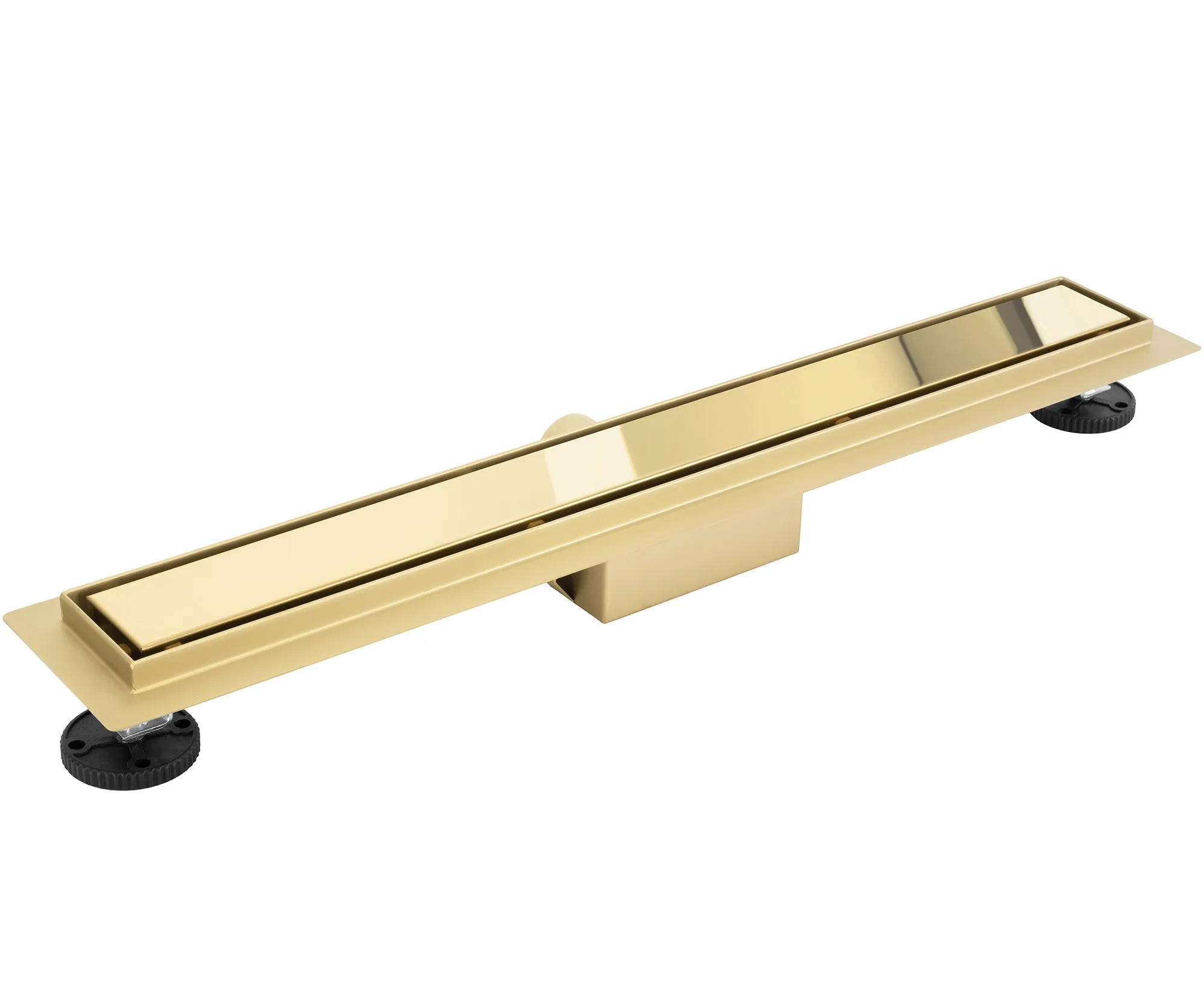 Rigolă scurgere duș lungime 80 cm finisaj auriu lucios model Neox Gold [4]