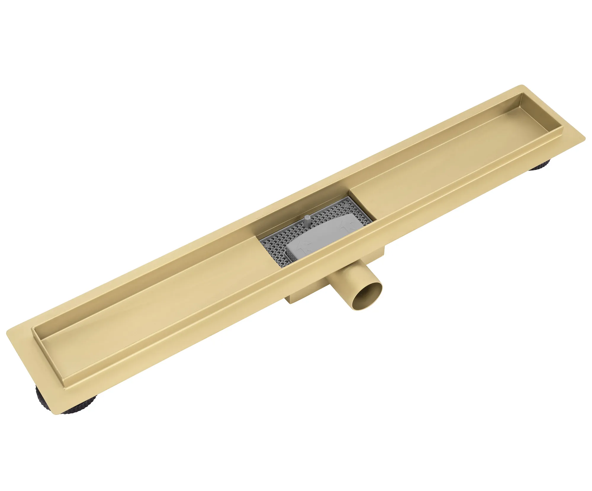 Rigolă scurgere duș lungime 70 cm finisaj auriu lucios model Neox Gold [6]