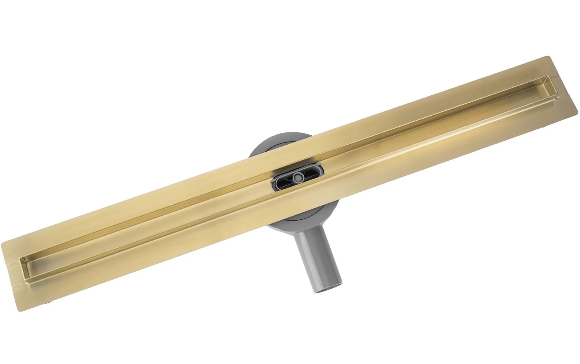Rigolă scurgere duș lungime 100 cm culoare auriu periat model Neox Slim Pro Brushed Gold [2]