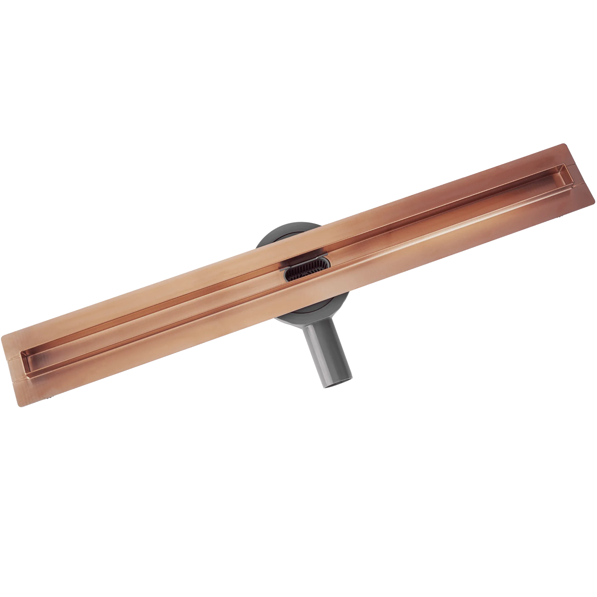 Rigolă scurgere duș lungime 100 cm culoare cupru periat model Neox Slim Pro Brushed Copper [3]