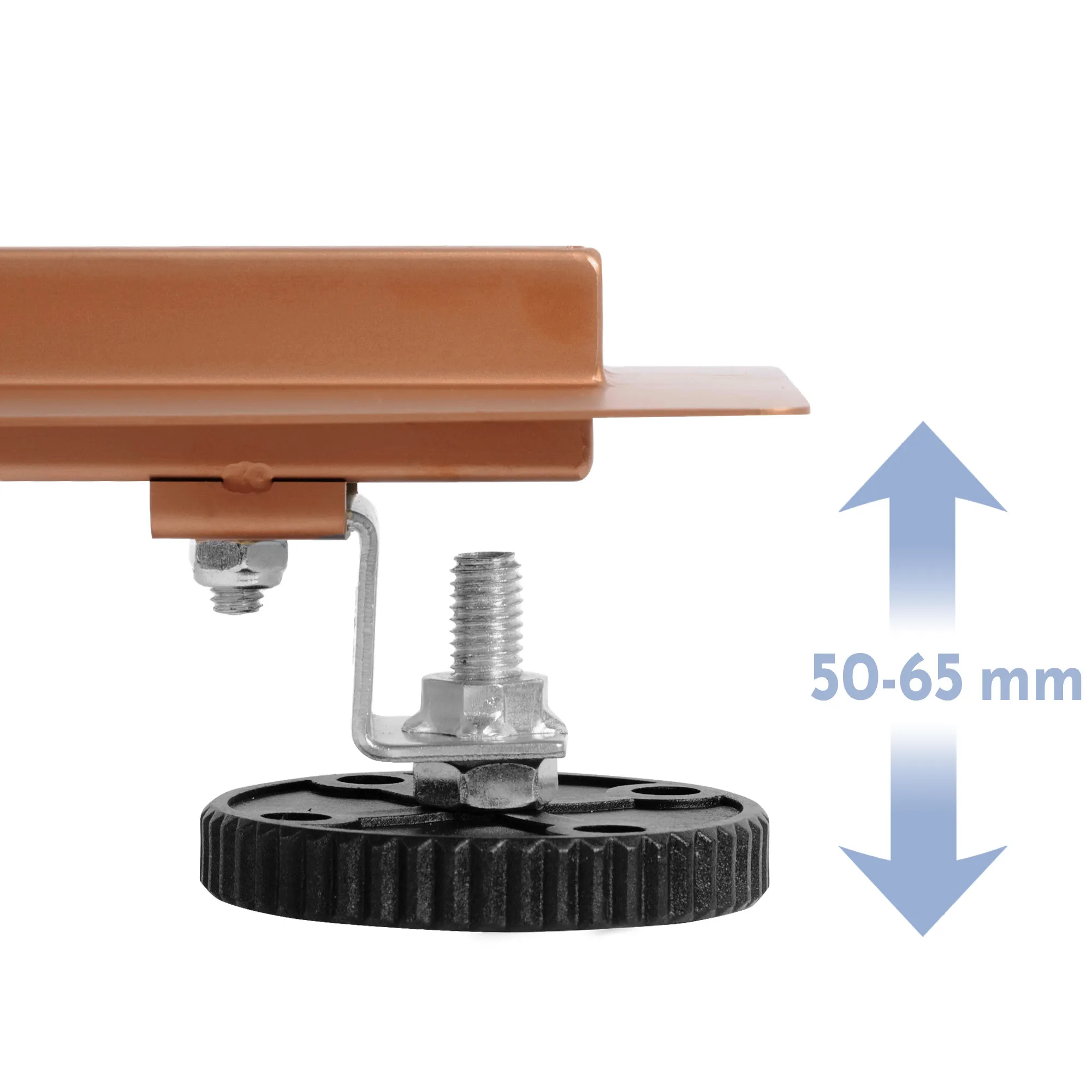 Rigolă scurgere duș lungime 100 cm culoare cupru periat model Neox Slim Pro Brushed Copper [8]