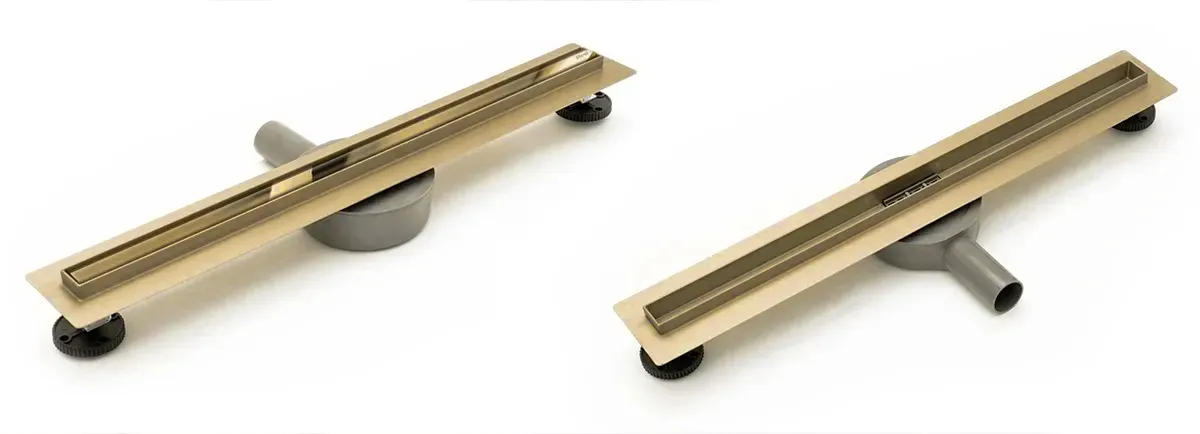 Rigolă scurgere duș lungime 70 cm culoare auriu lucios model Neo Slim Pro Gold [3]