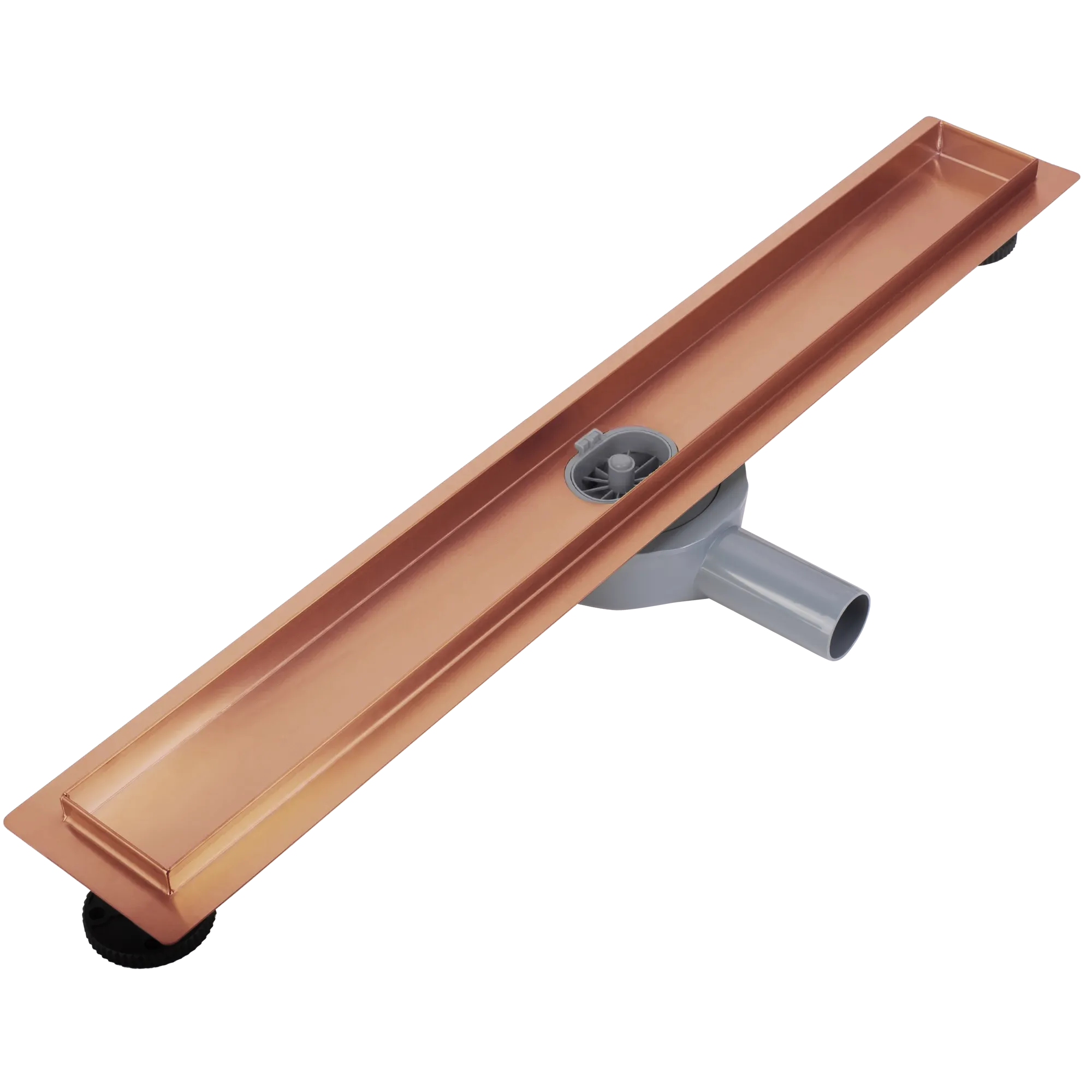 Rigolă scurgere duș lungime 60 cm culoare cupru periat model Neox Pro Brushed Copper [6]
