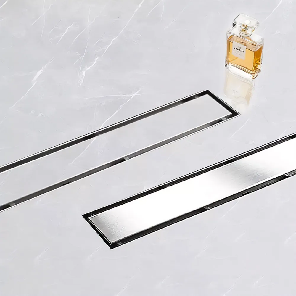 Rigolă scurgere duș lungime 60 cm culoare oțel periat model Neox Brush Nickel [2]