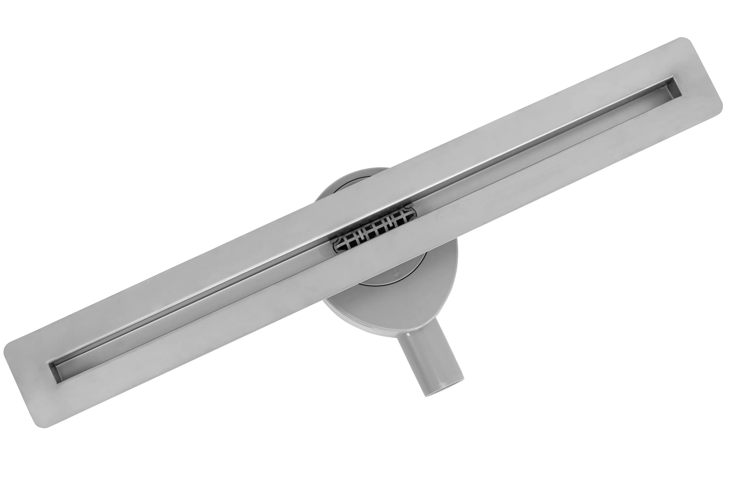 Rigolă scurgere duș lungime 80 cm finisaj oțel periat model Filo Nickel Brushed [5]