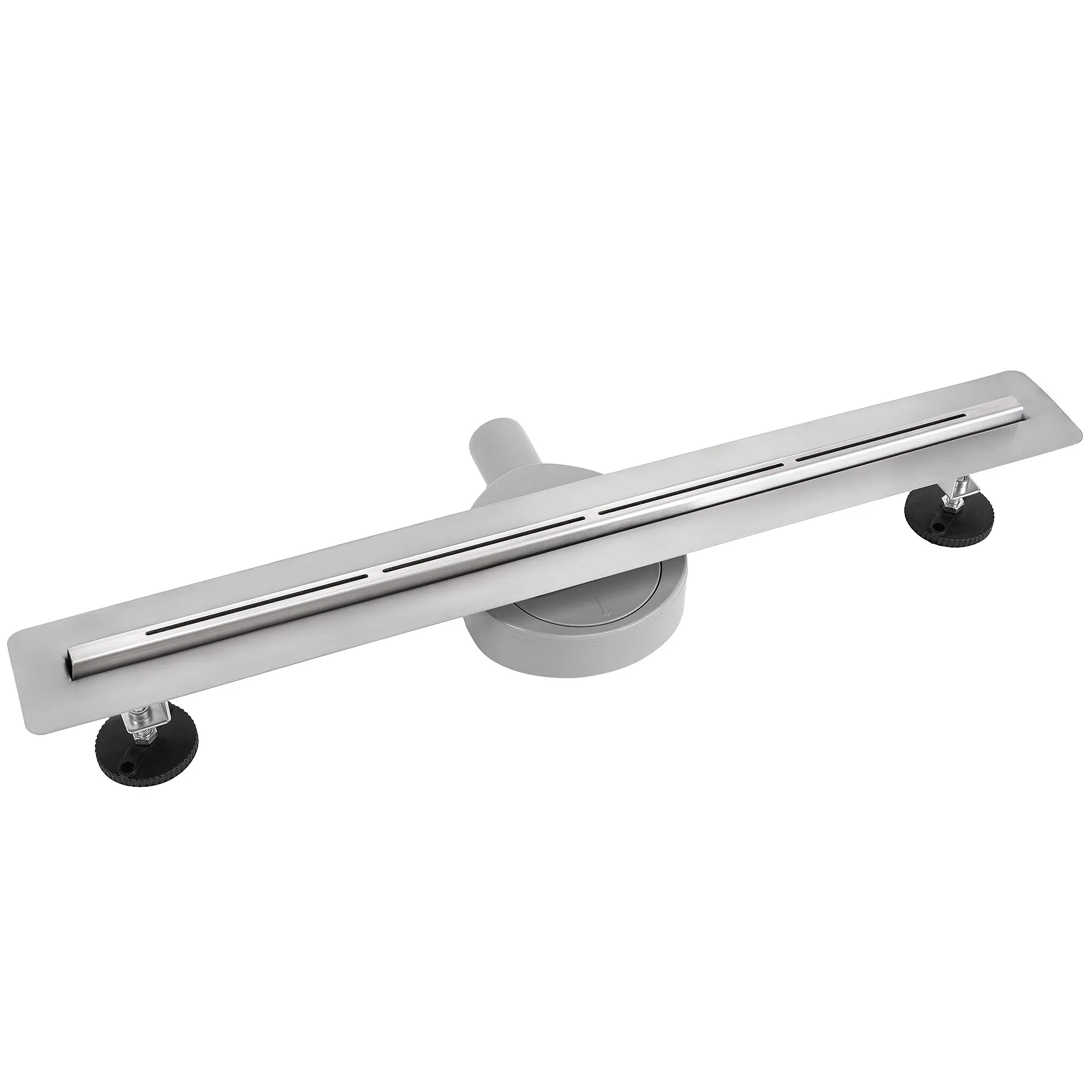 Rigolă scurgere duș lungime 80 cm finisaj oțel periat model Filo Nickel Brushed [4]