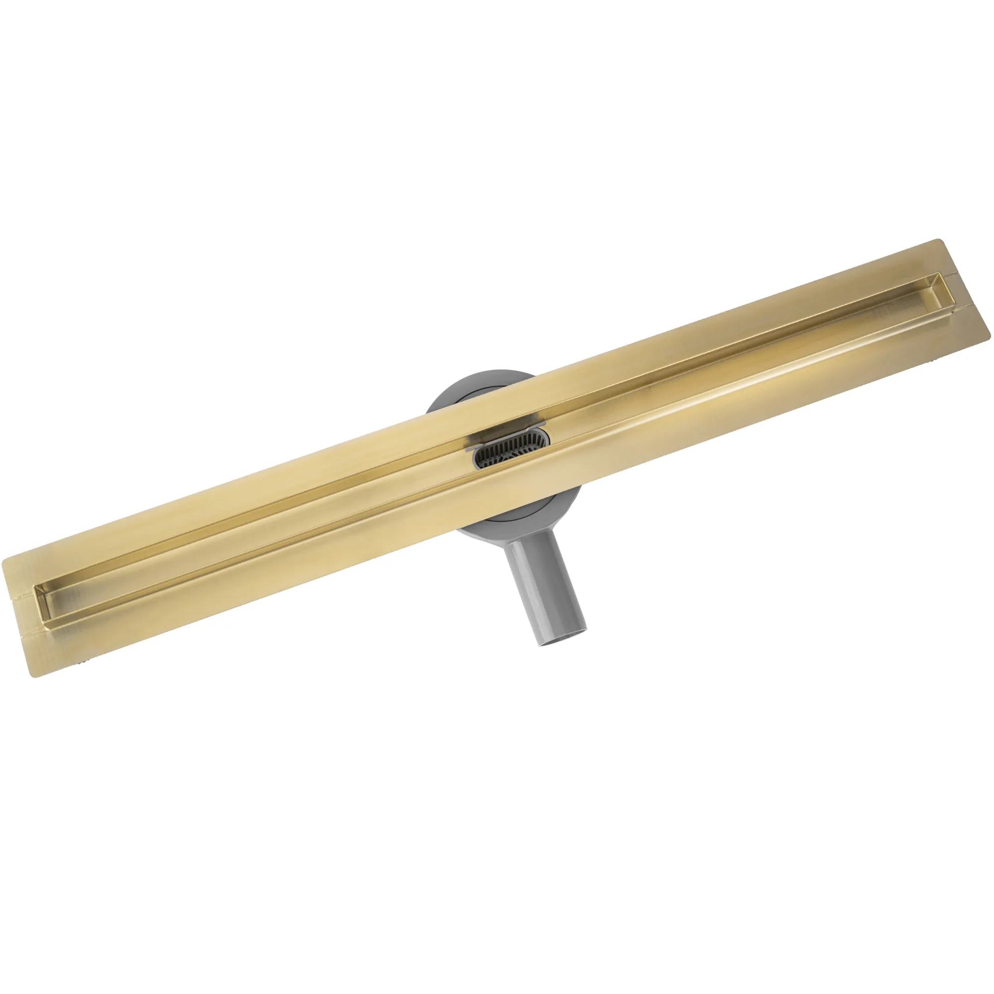 Rigolă scurgere duș lungime 60 cm culoare auriu periat model Neox Slim Pro Brushed Gold [4]