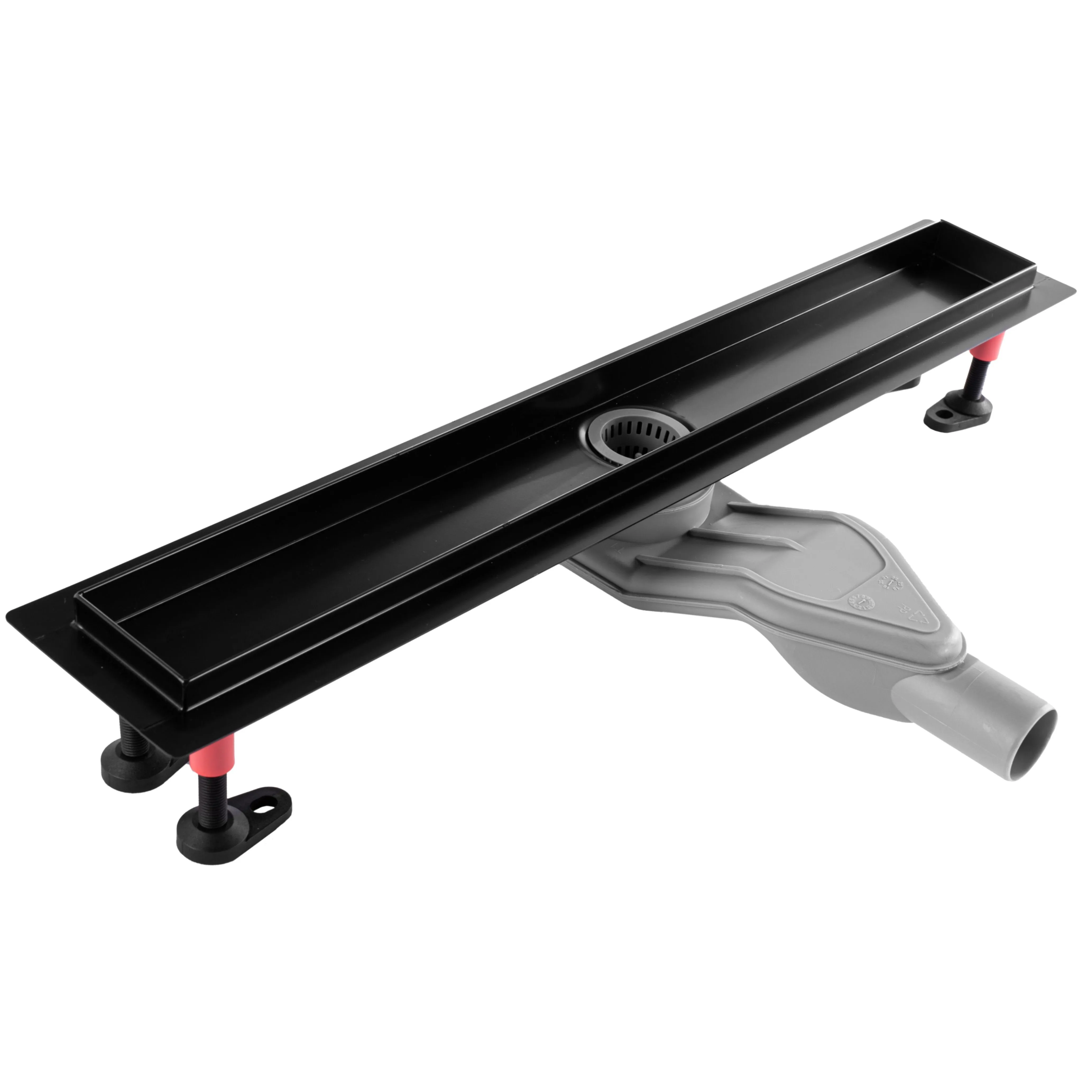 Rigolă scurgere duș lungime 80 cm culoare negru mat model Neox Superflow Black [3]